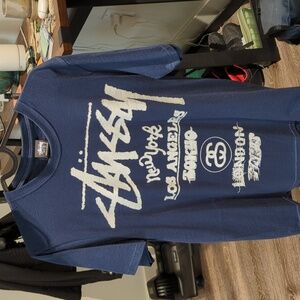 Stussy Navy Blue SMALL T-shirt - NEVER WORN